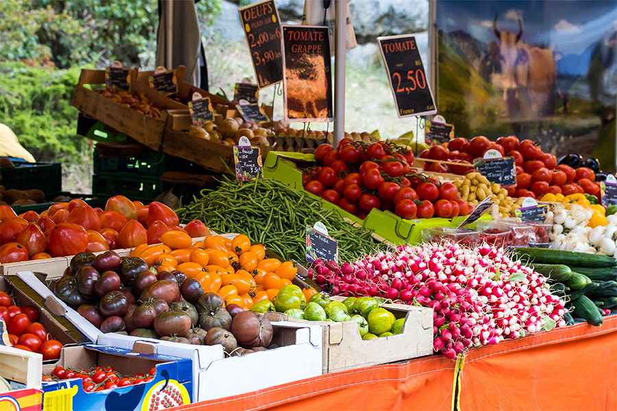 Assortiment de fruits de saison