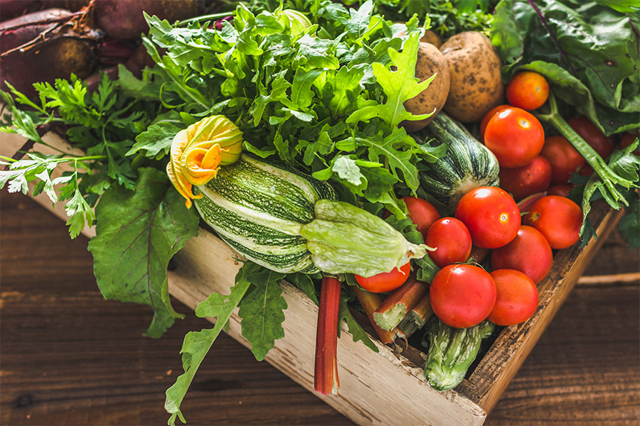 Légumes frais au marché