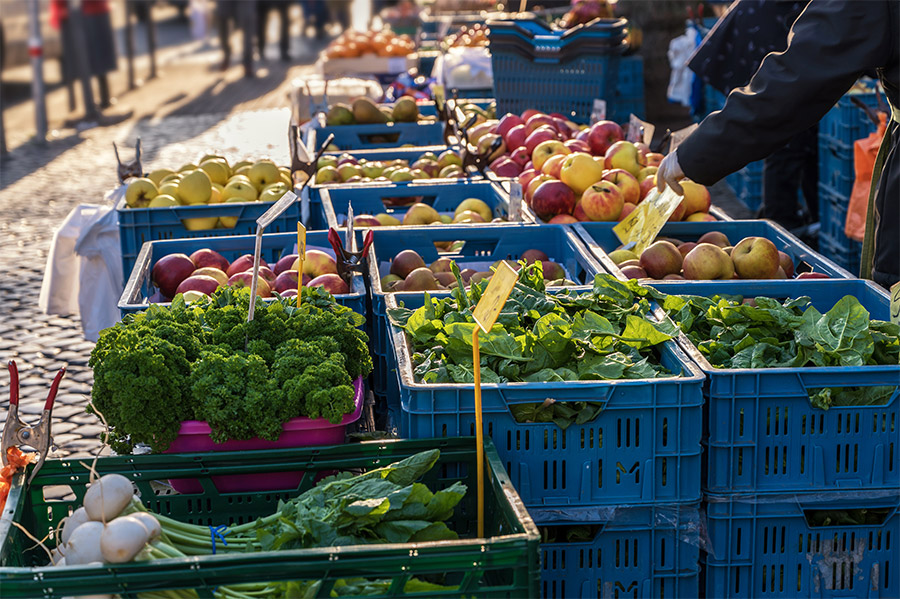 Sélection de produits frais